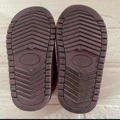 ムートンブーツ　14cm 赤　の画像