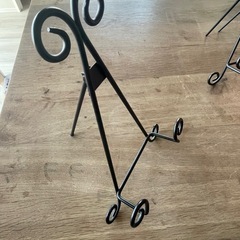 アイアン製ディスプレイスタンド3個セットの画像