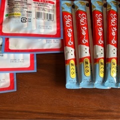 チャオちゅーる　　14g×23本　にゃんチュラル40gの画像