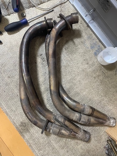 zxr400 エキパイ