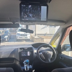 セレナ　Vセレクション両側スライドドアc26 パーツ取り　ナビ etc 後席モニター　社外ナビの画像