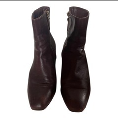 アンクルブーツ　23.5 ブラウンの画像