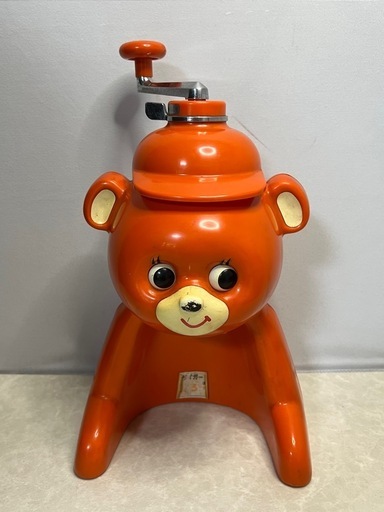 昭和レトロ　タイガー　きょろちゃん　かき氷機　オレンジ　当時物 昭和レトロタイガーきょろちゃんかき氷機オレンジ当時物 (うるもん) 西