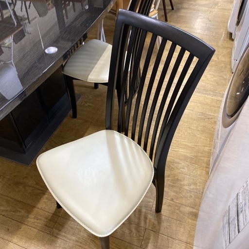 4/4値下げしました！⭐️高級⭐️シギヤマ家具 5点ダイニングセット 大理石調 スタイリッシュ メラニン化粧板 No.2834 KE