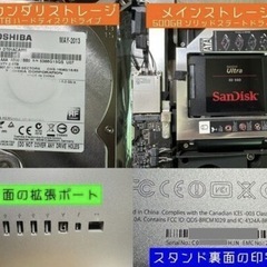 Apple iMac 21.5インチ Mid2011 / i5 / メモリ12GB / SSD500GB＋HDD2TB