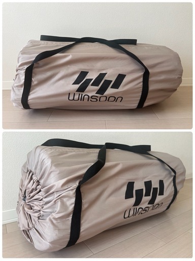 WINSOON インフレーターマット 厚手10cm キャンプマット 幅132cm
