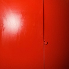 24日まで IKEA廃盤カラー:レッド　KOLBJÖRN（コールビョーン）キャビネット　赤の画像