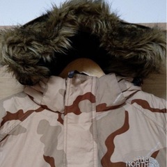 THE NORTH FACE 迷彩ダウンジャケットの画像