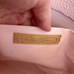 サマンサタバサ ピンク ハンドバッグの画像