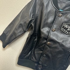 ベビー服95cm男の子合皮ブルゾンの画像