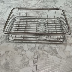 水切りカゴ　水切りラック　伸縮自由の画像