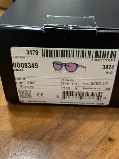 【中古】OAKLEY Latch OO9349-5153 レンズ変更品