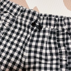 BELLWINK ギンガムチェック ショートパンツ 90cmの画像