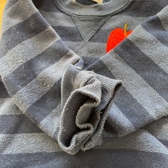 ERIC CARLE リンゴ刺繍 トレーナー　長袖の画像