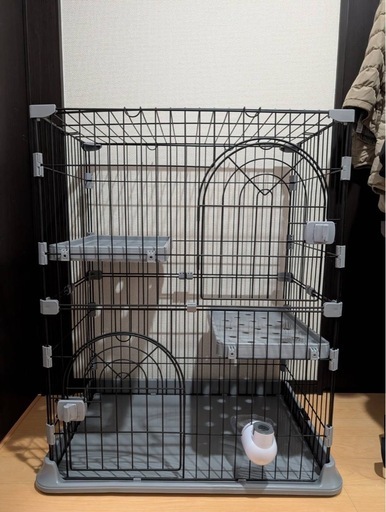 　ケージ　2段　猫