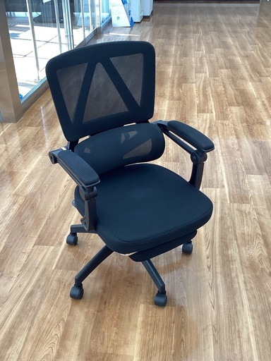 ワークチェアリクライニング機能付き【町田市再生家具】　253002