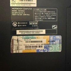 mouseノートパソコン17インチの画像