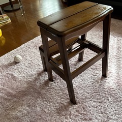 木製脚立　マルニ製の画像