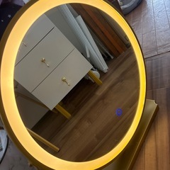 ドレッサー 女優ミラー 鏡 3色の画像