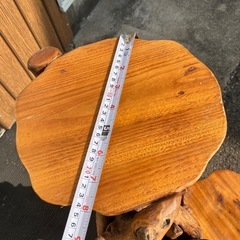 11355😺　花台　天然木　玄関飾りの画像