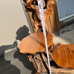 11355😺　花台　天然木　玄関飾りの画像