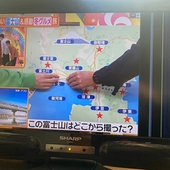 テレビ　SHARP AQUOS　ジャンク品の画像