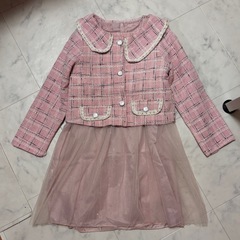 ツイード風ジャケット♡ワンピースセットの画像