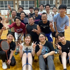 みんなでゆるく楽しむバドミントン🏸