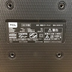 【トレファク神戸新長田店 買取/販売】取りに来られる方限定！TCLの32インチ2021年製液晶テレビのご紹介です！の画像
