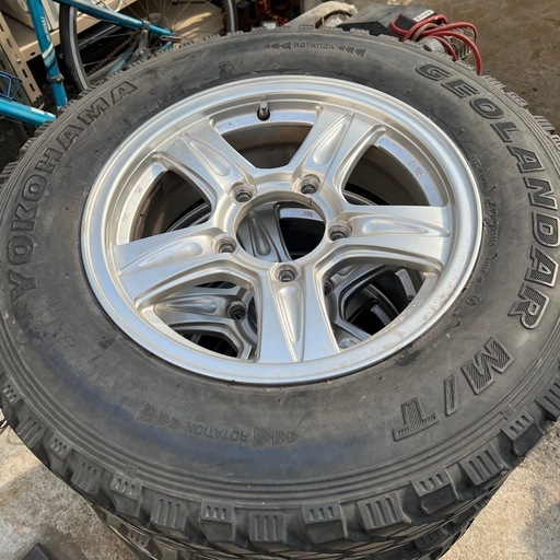 185 85r16  ジムニー用　　アルミホイール付きタイヤ4本セット