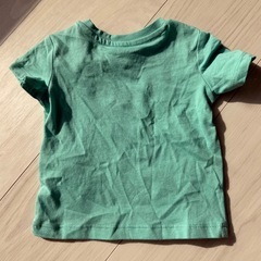 【新品未使用】ベビー Tシャツ 60-65cm グリーンの画像
