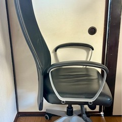 ★☆IKEA MARKUS オフィスチェア メッシュ×レザー 黒☆★の画像