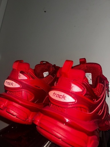 超美品●Balenciaga バレンシアガ ●  26cmトラックトレーナー レッド  