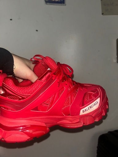 超美品●Balenciaga バレンシアガ ●  26cmトラックトレーナー レッド  
