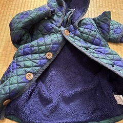 チェック柄　コート　95 ユニセックスの画像