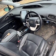 プリウスPHV 最上級Aプレミアム  車検たっぷり　レザーシート　trdマフラーの画像