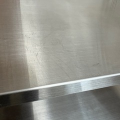 【美品】175.5ステンレスユニットシェルフ大ワイヤーバスケット付　2組出品中の画像