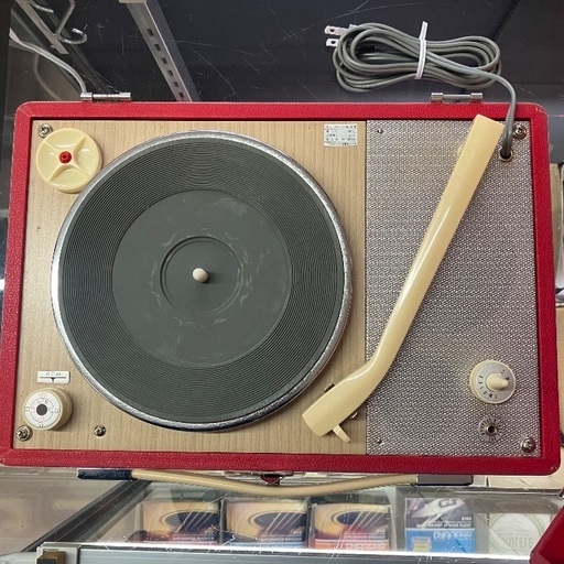 昭和レトロ　コントロール音響株式会社　ポータブルレコードプレーヤー　動作品　美品