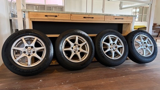 中古タイヤホイール4本セット