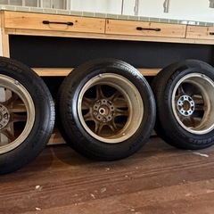 中古タイヤホイール4本セットの画像