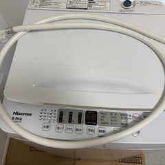 【美品】Hisense 洗濯機 5.5kg 2023年製 早い者勝ちの画像