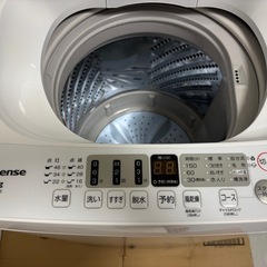 【美品】Hisense 洗濯機 5.5kg 2023年製 早い者勝ちの画像
