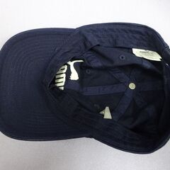 ( E-196 )PUMA プーマ キャップ 帽子 ネイビー 紺色 頭囲調節可能 子供 キッズ 中古の画像