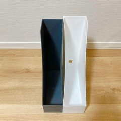 無印良品 ポリプロピレンスタンドファイルボックス・A4用・ホワイトとグレーの画像
