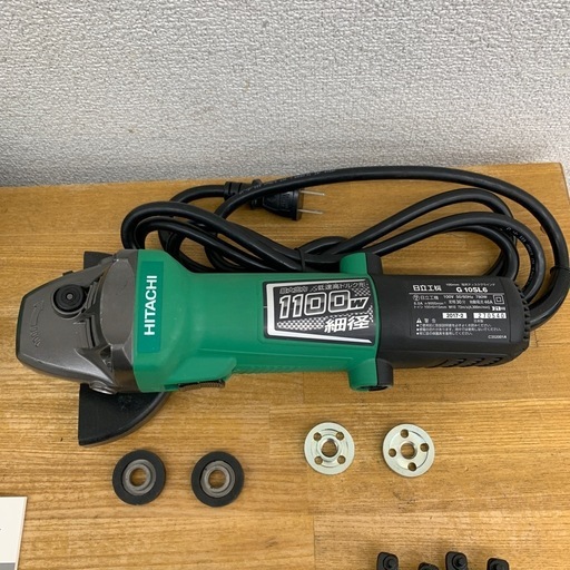 【ジモティー割引で最大15％OFF⭐️】 日立　G10SL6 電気ディスクグラインダ