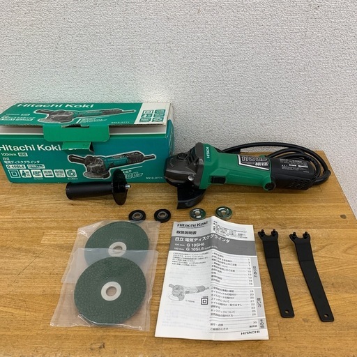 【ジモティー割引で最大15％OFF⭐️】 日立　G10SL6 電気ディスクグラインダ