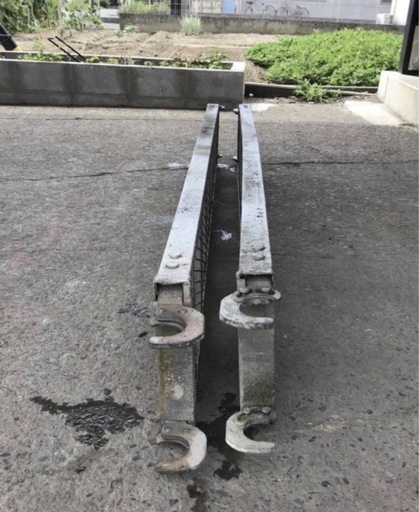 A-334〇●足場 足場資材 足場板 長さ1690 幅250 一箇所コンクリート付き 岐阜発 8/11