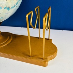 地球儀 アンティーク ブックスタンド付 地図 レトロ/J014-14の画像