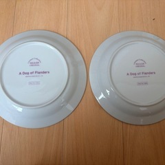 フランダースの犬 プレート2枚セットの画像