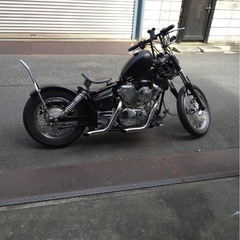 YAMAHAドラッグスター250用 マフラーの画像